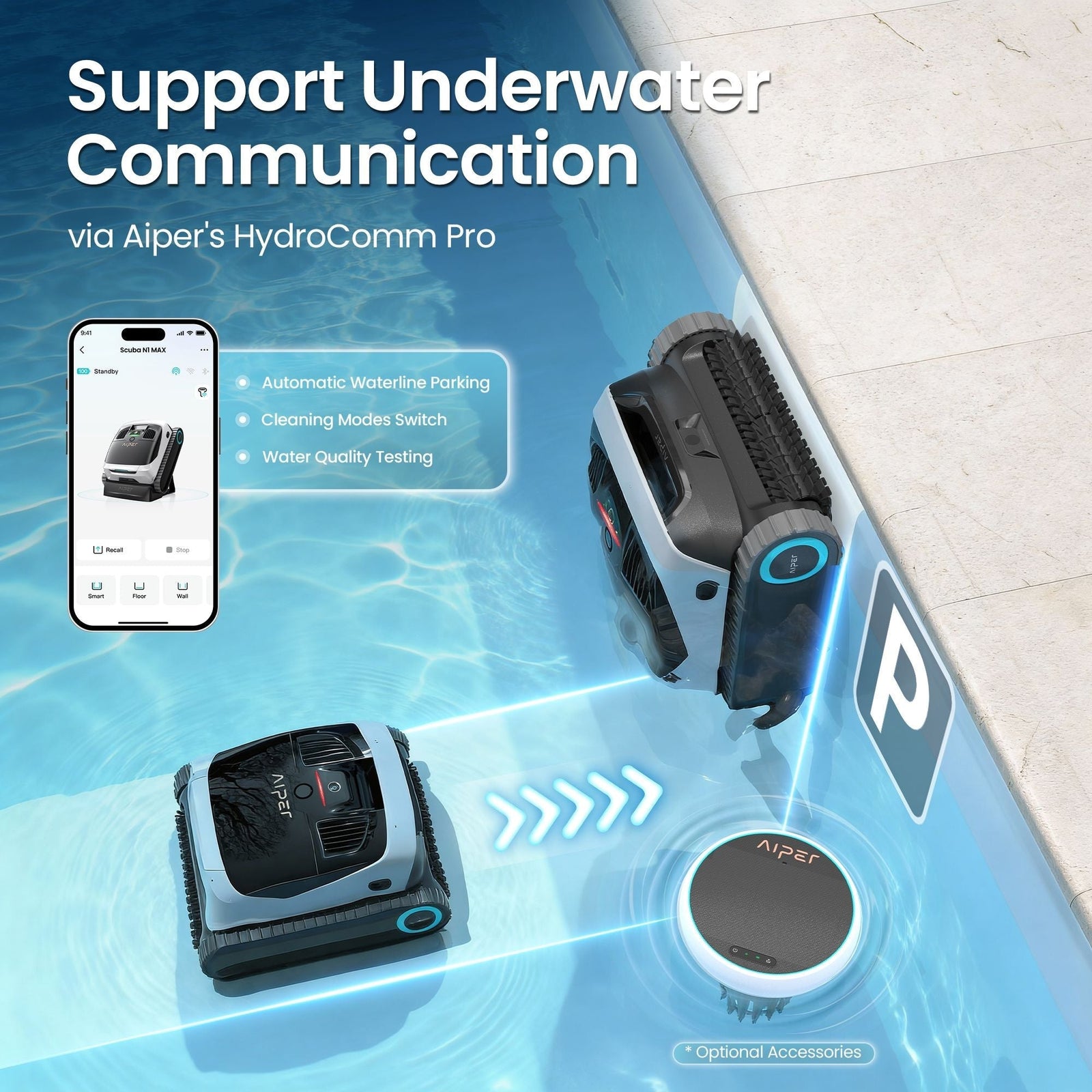 Scuba N1 Max Cordless Robotic In-Ground Robotic Pool Cleaner for In-Ground Pools up to 2150 sq. Ft U0R3 - product image 6