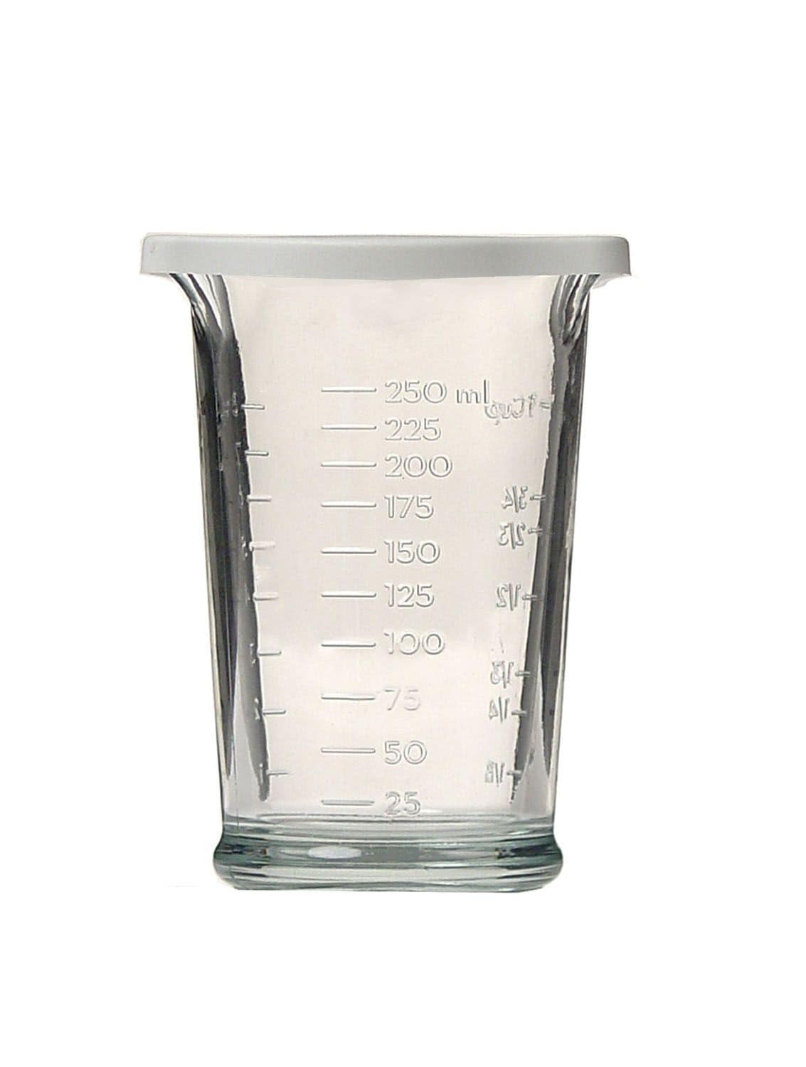 Triple-Pour Measuring Cup with Plastic Lid, 250-ml H0E1 - product image 1