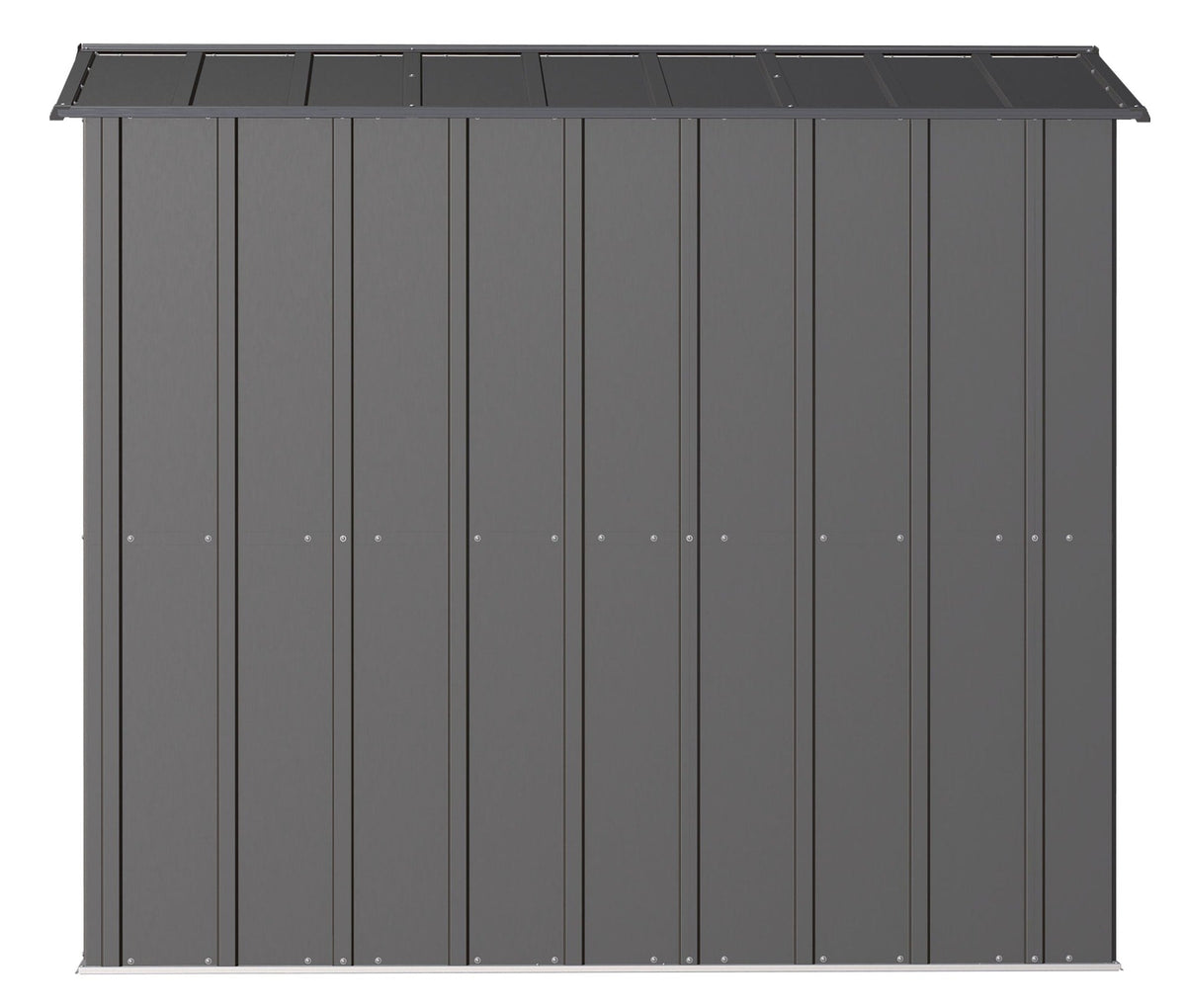 Classic Galvanized Steel Storage Shed, Charcoal, 6-ft x 7-ft K8S1 - product image 6