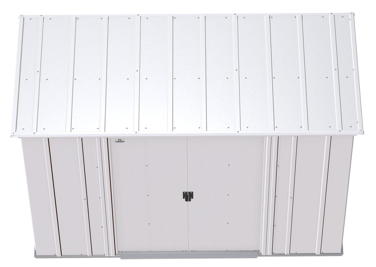 Classic Galvanized Steel Storage Shed, Flute Grey, 8-ft x 4-ft G0S7 - product image 6