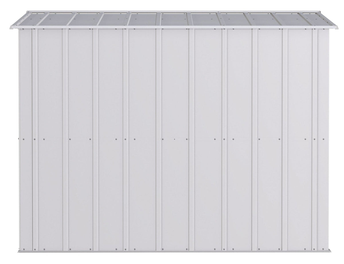 Classic Galvanized Steel Storage Shed, Flute Grey, 8-ft x 8-ft Y4K5 - product image 5