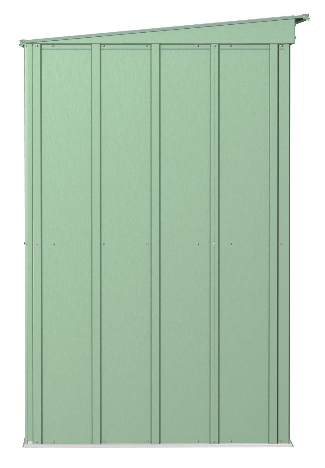 Classic Galvanized Steel Storage Shed, Sage Green, 8-ft x 4-ft R1Q5 - product image 5