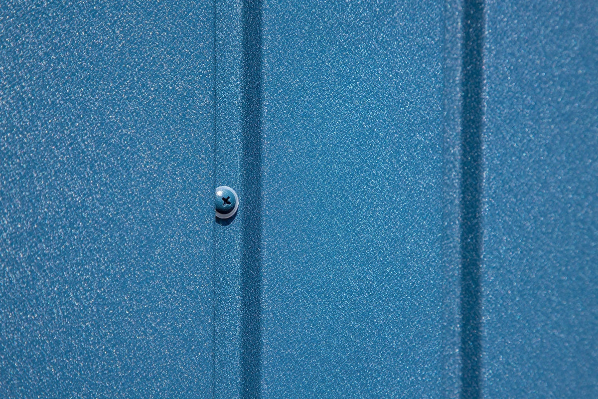 Elite 12x14-ft Blue Grey Corrosion-Resistant Steel Shed B3F0 - product image 8
