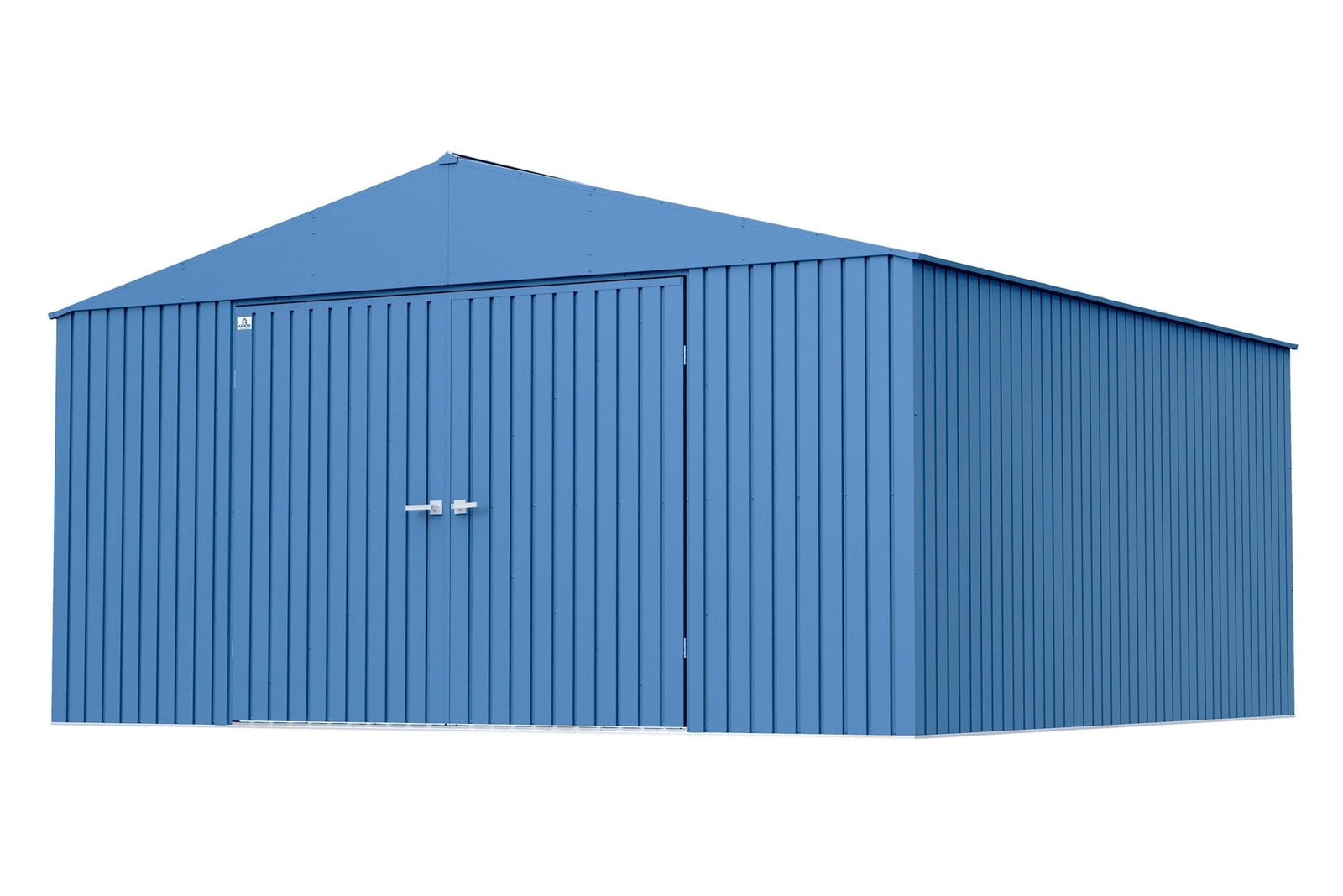 Elite 14x14-ft Corrosion-Resistant Blue Grey Steel Shed I8L5 - product image 2