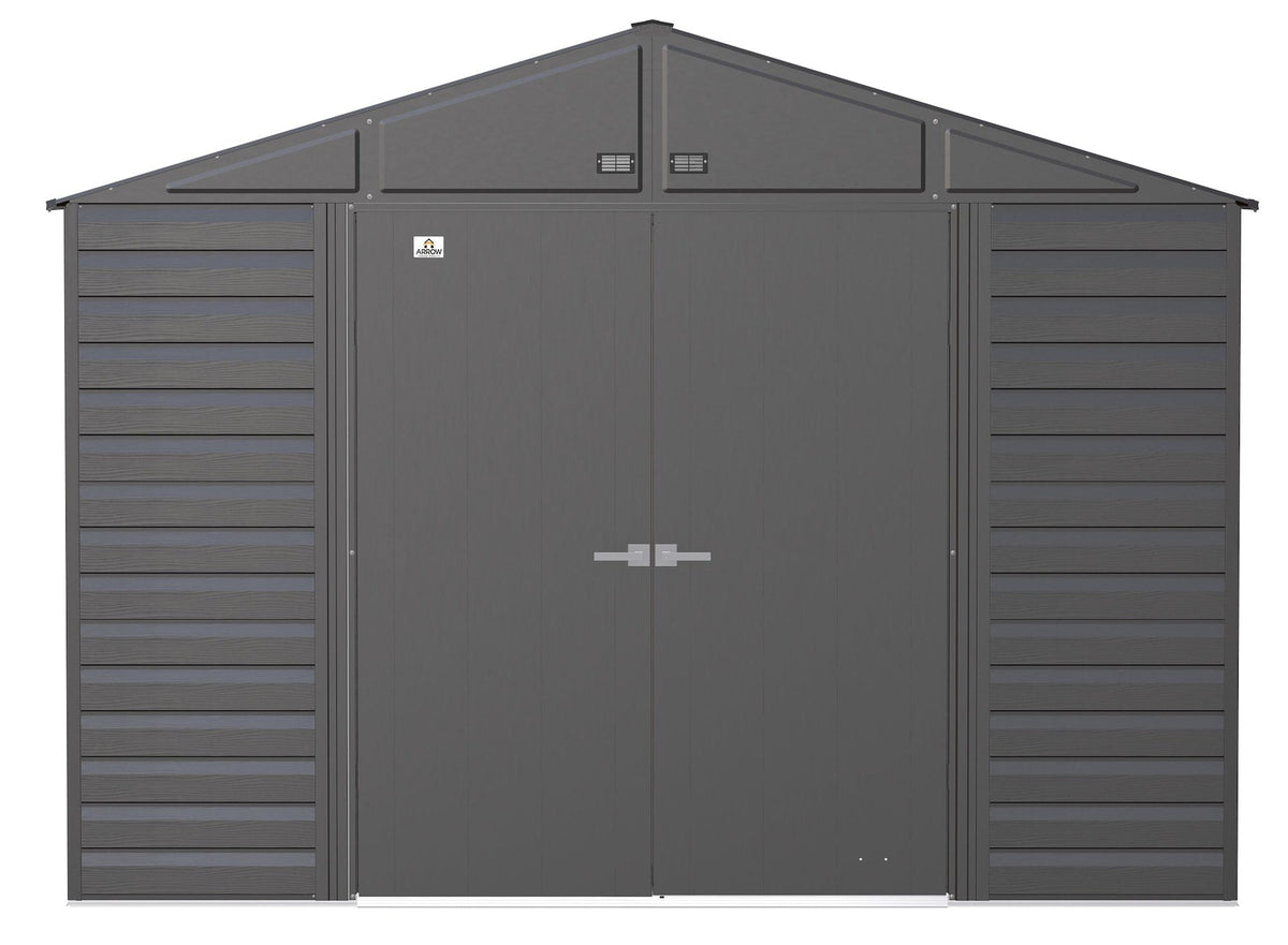 Select Galvanized Steel Storage Shed, Charcoal, 10-ft x 12-ft D9N9 - product image 4