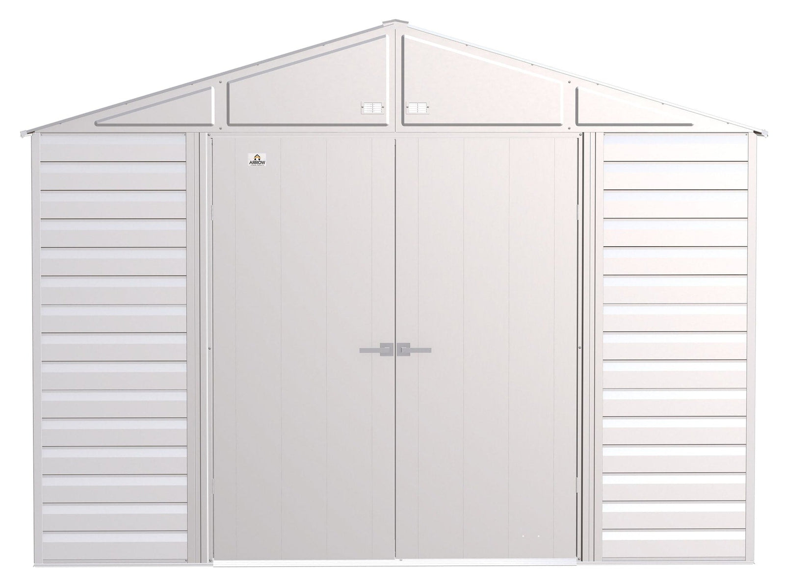 Select Galvanized Steel Storage Shed, Flute Grey, 10-ft x 12-ft Q2V2 - product image 1