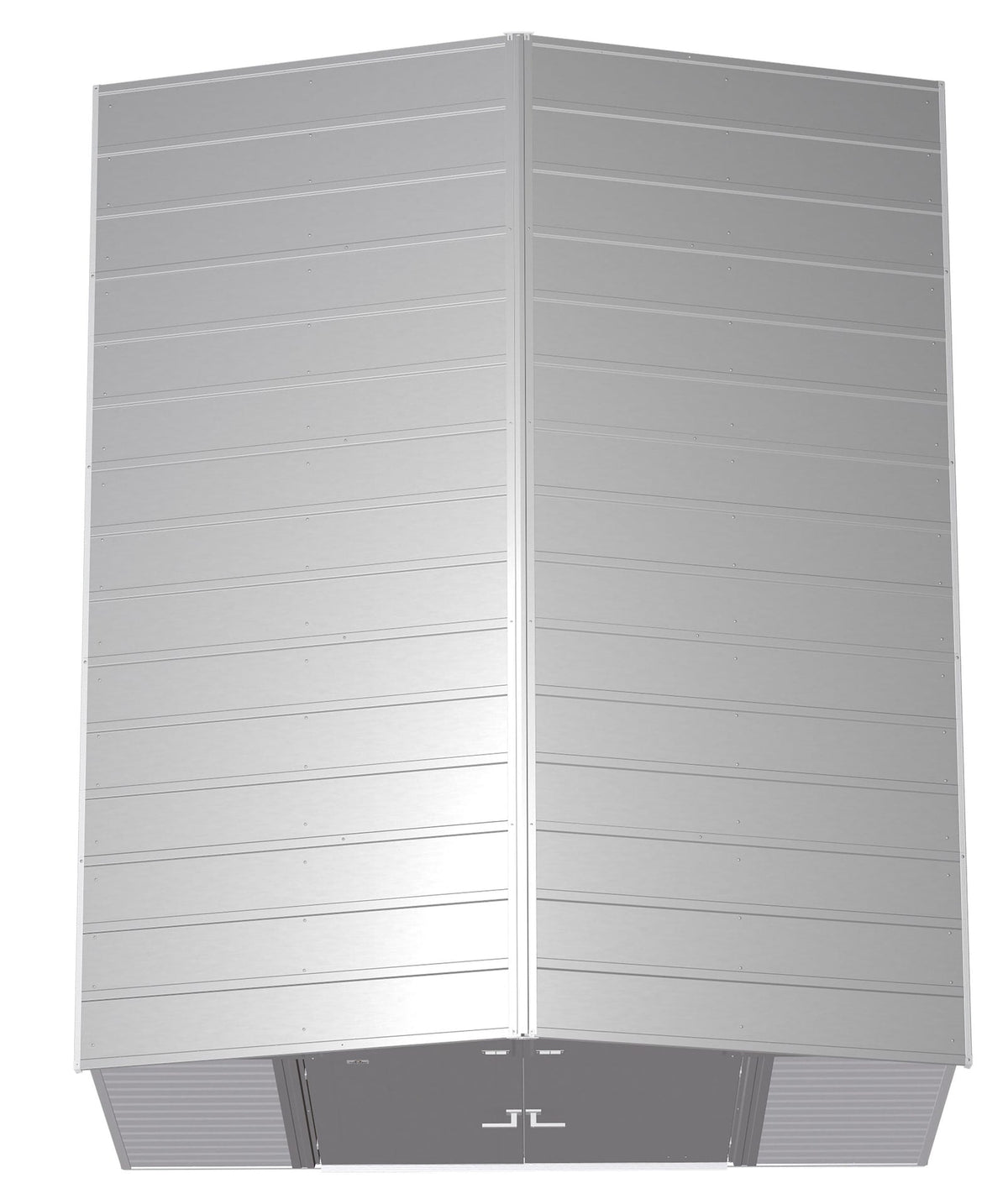 Select Galvanized Steel Storage Shed, Flute Grey, 10-ft x 12-ft Q2V2 - product image 4