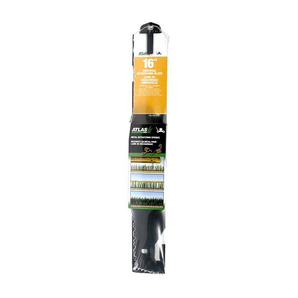 Universal Dethatcher Replacement Lawn Mower Blade, 16-in D4H9 - product image 3