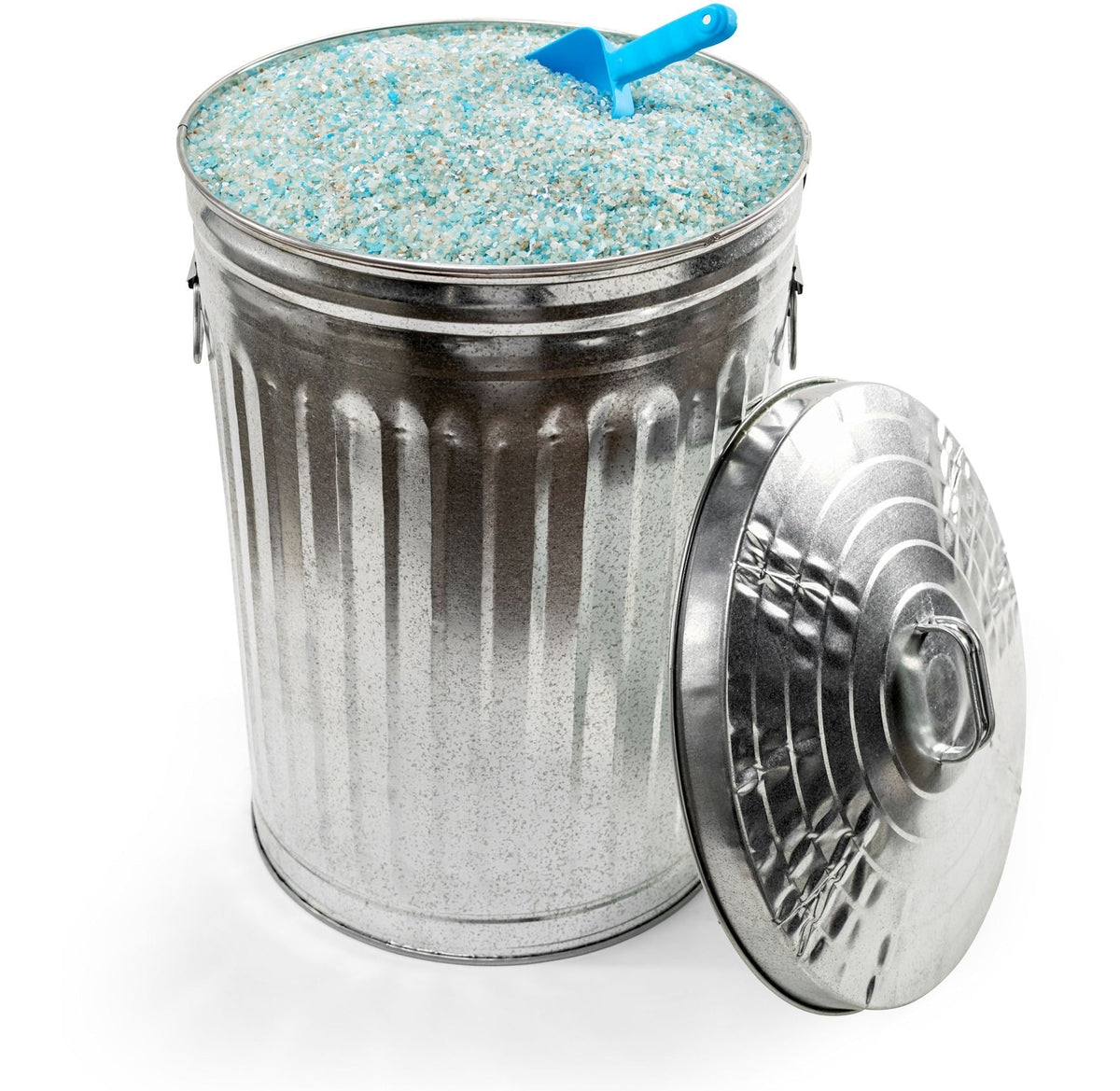 Galvanized Steel Circular Multi-Purpose Garbage Can, 75-L (19.8 US gal) X7Y7 - product image 6