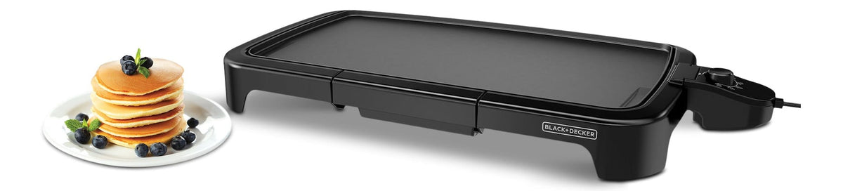 Family Sized Electric Griddle, Black, 20-in x 11-in H9K2 - product image 3