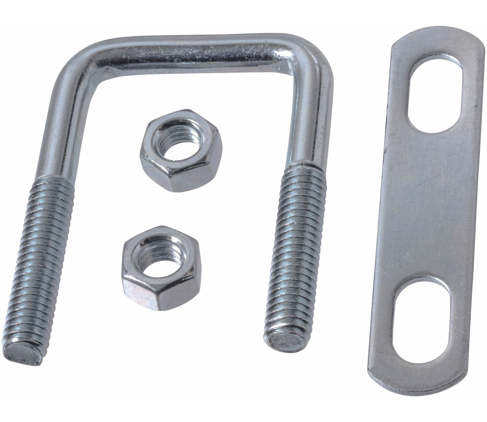 Square U Bolt, Carbon Steel and Zinc-Plated, 2-1/2 x 1-1/3-in R9D8 - product image 1