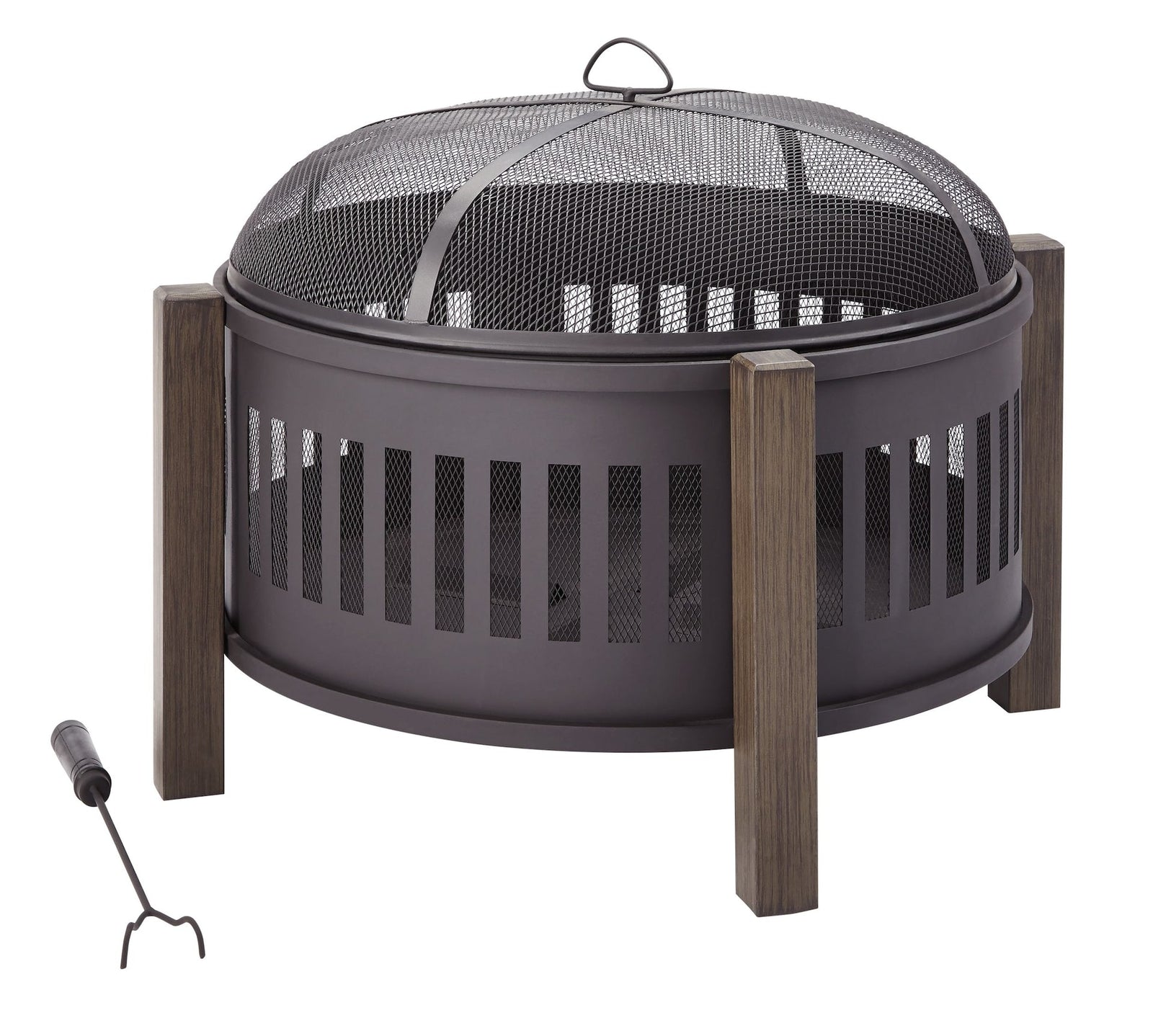 Campobello Round Wood Burning Outdoor Fire Bowl/Fire Pit, 31 x 24-in C0G8 - product image 1