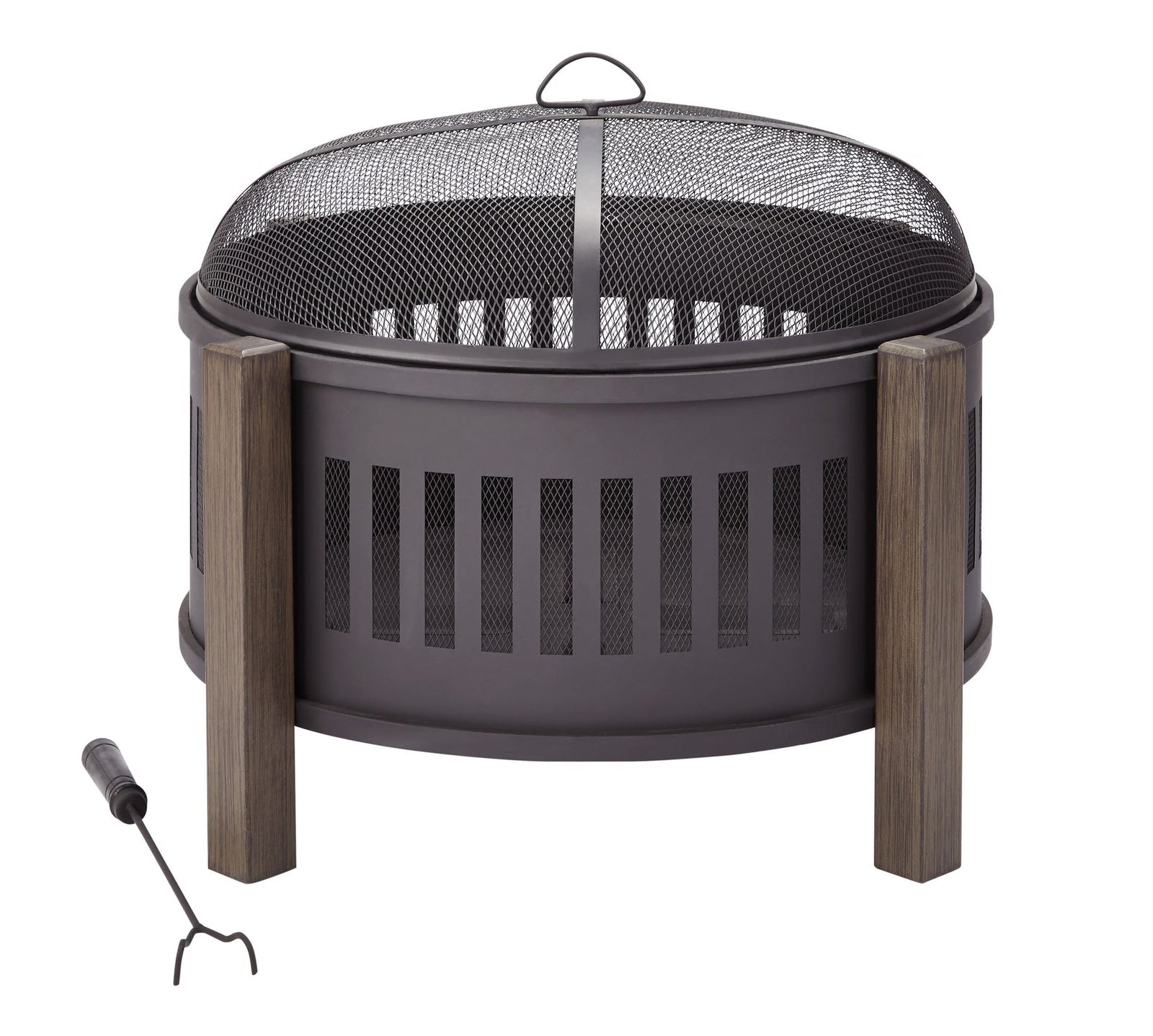 Campobello Round Wood Burning Outdoor Fire Bowl/Fire Pit, 31 x 24-in O1X3 - product image 3