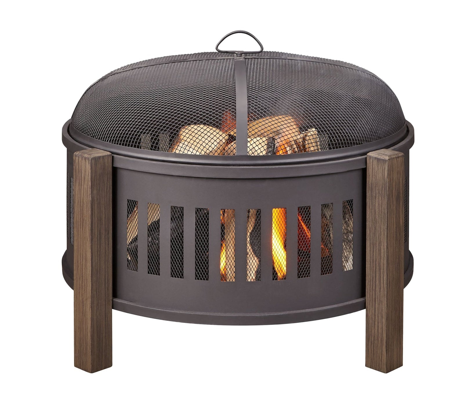 Campobello Round Wood Burning Outdoor Fire Bowl/Fire Pit, 31 x 24-in O1X3 - product image 7