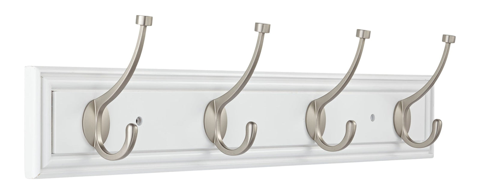 Galena Stainless Steel 4-Hook Pill Top Rail, White/Silver, 27-in Z3R1 - product image 1