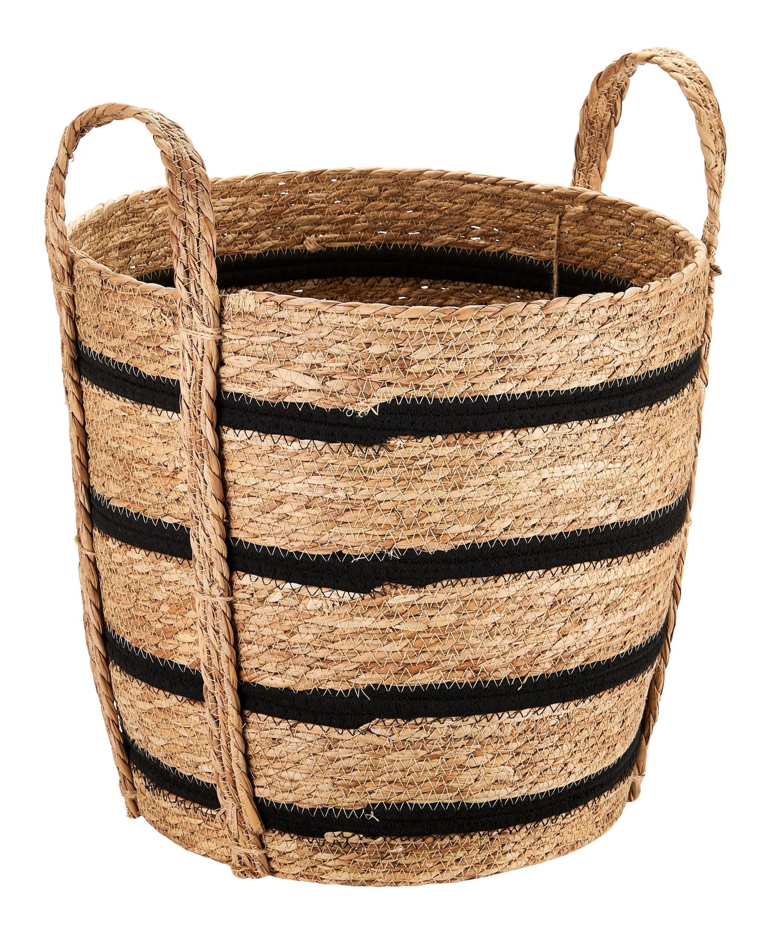 Henry Tall Woven Cotton Rope Storage Basket X7Y6 - product image 1