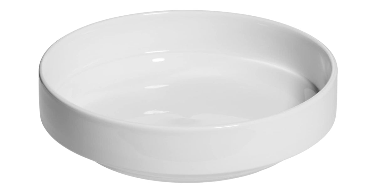 Modern Edge Porcelain Dinner Bowl, 7.8-in, White N6R1 - product image 1