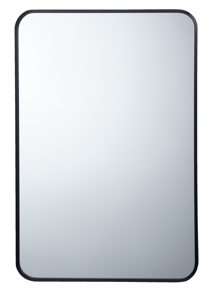 Truro Metal Rectangular Wall Mirror, Black, 20 x 30-in Q6J2 - product image 3