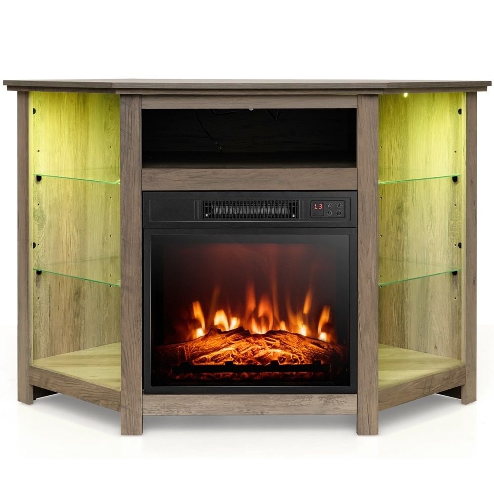 Fireplace TV Stand with Led Lights and 18" B3T6 - product image 1