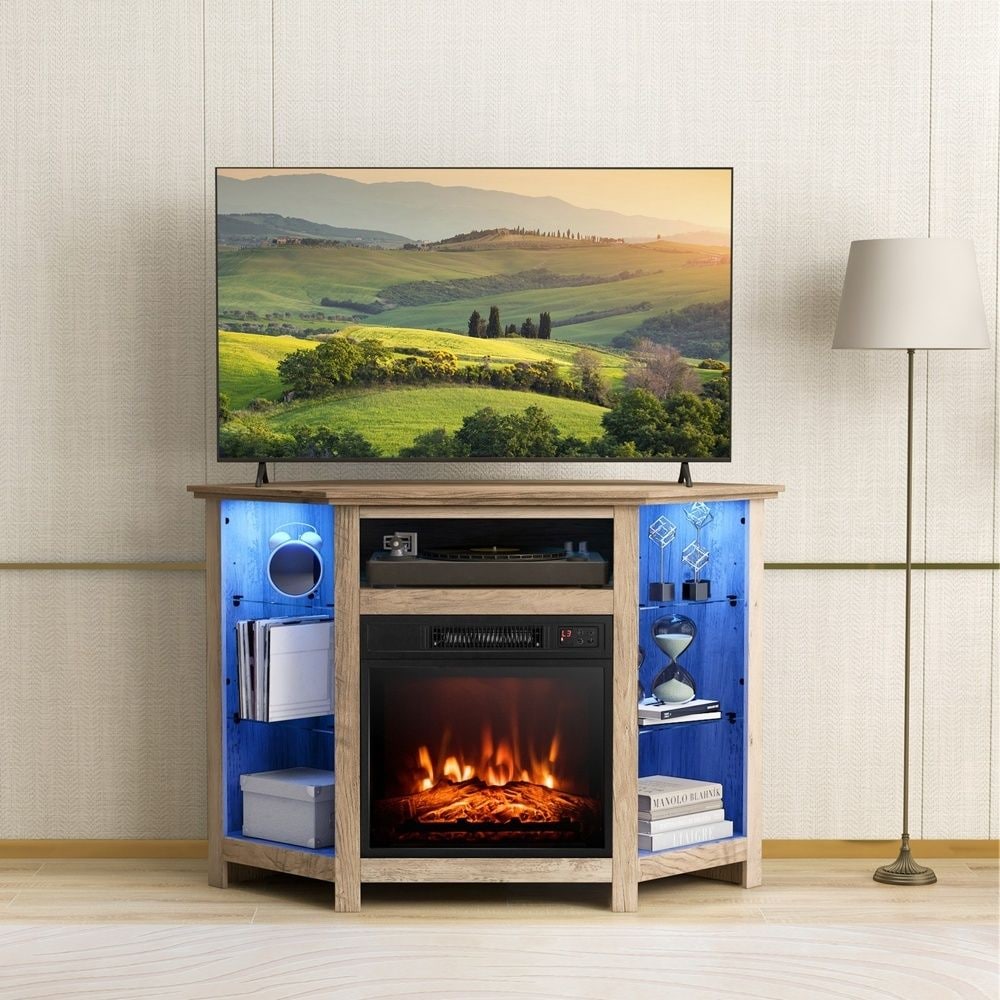 Fireplace TV Stand with Led Lights and 18" B3T6 - product image 3