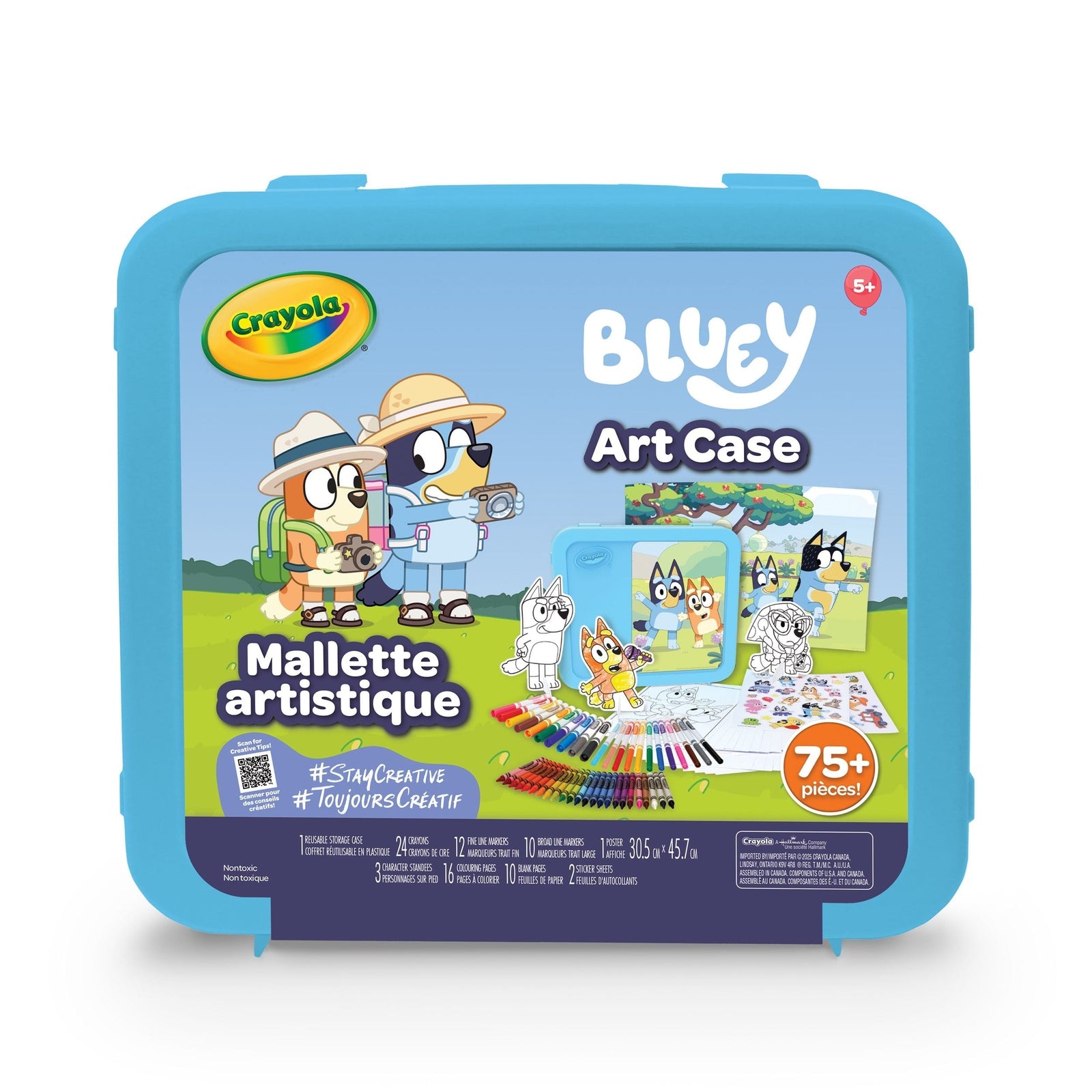 Bluey Art Case, 78 Pieces, Multicolour Q3I8 - product image 1