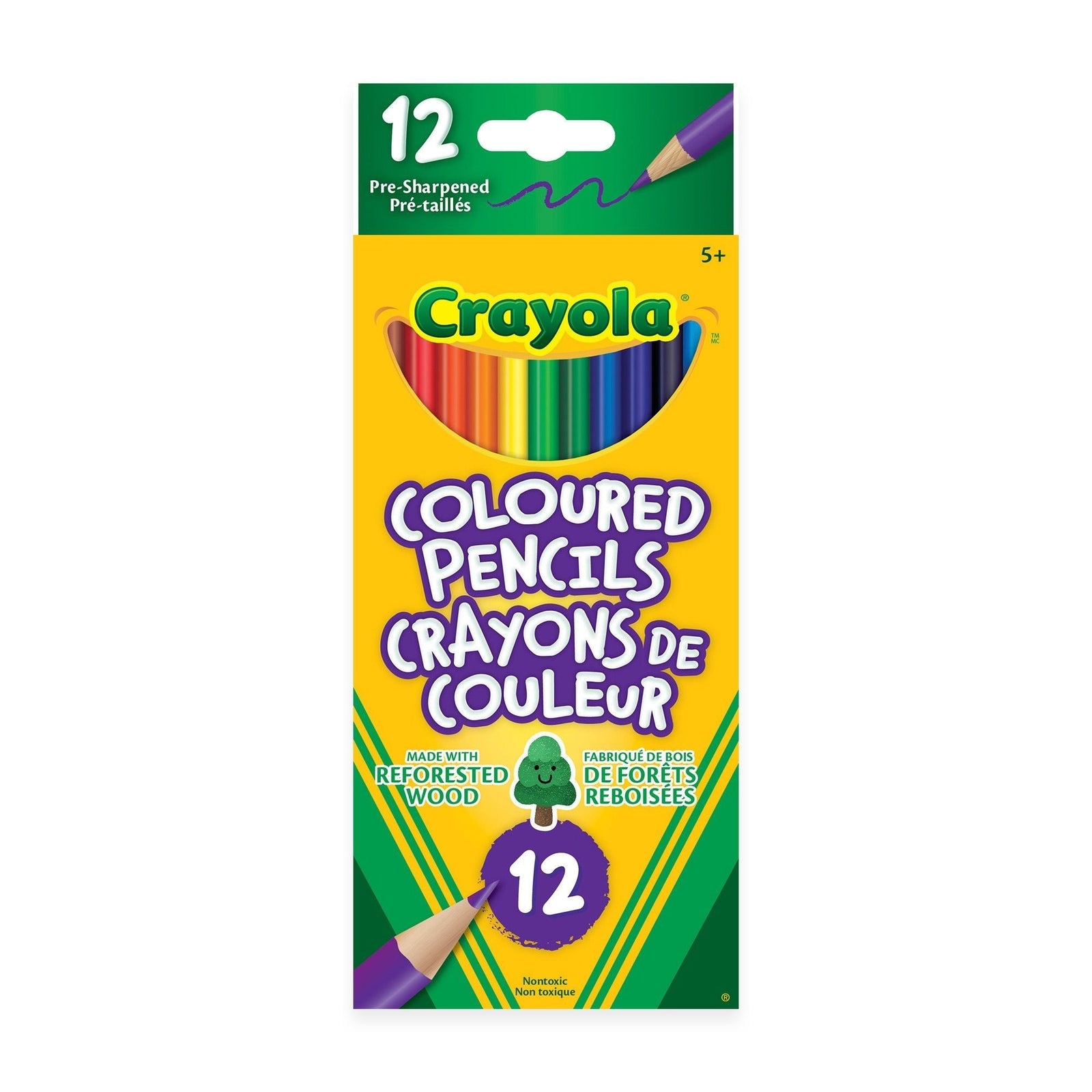 Coloured Pencils, 12 Pieces, Multicolour Q1X8 - product image 1