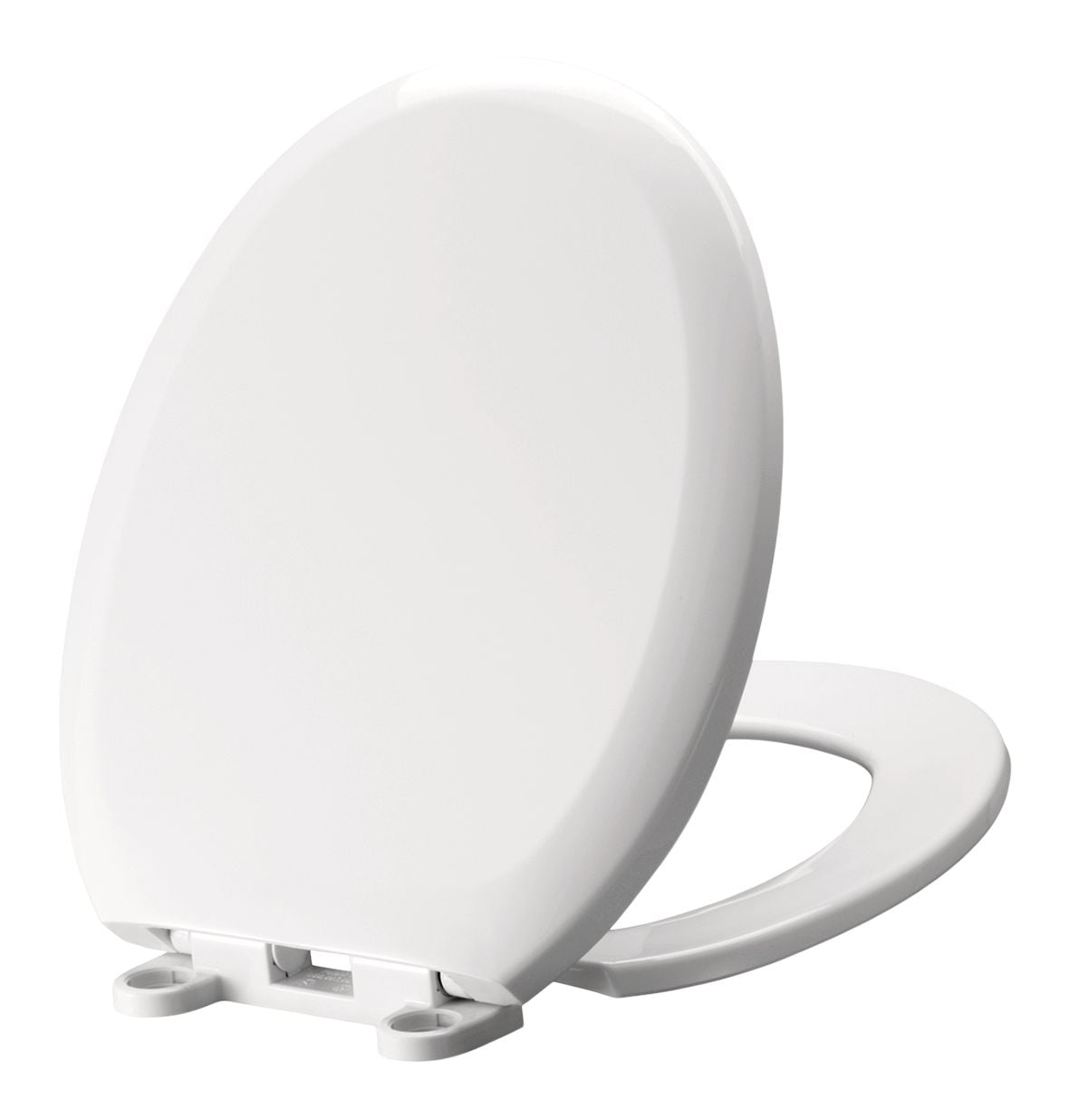 Plastic Slow Close Round Toilet Seat, Antibacterial J6B0 - product image 1