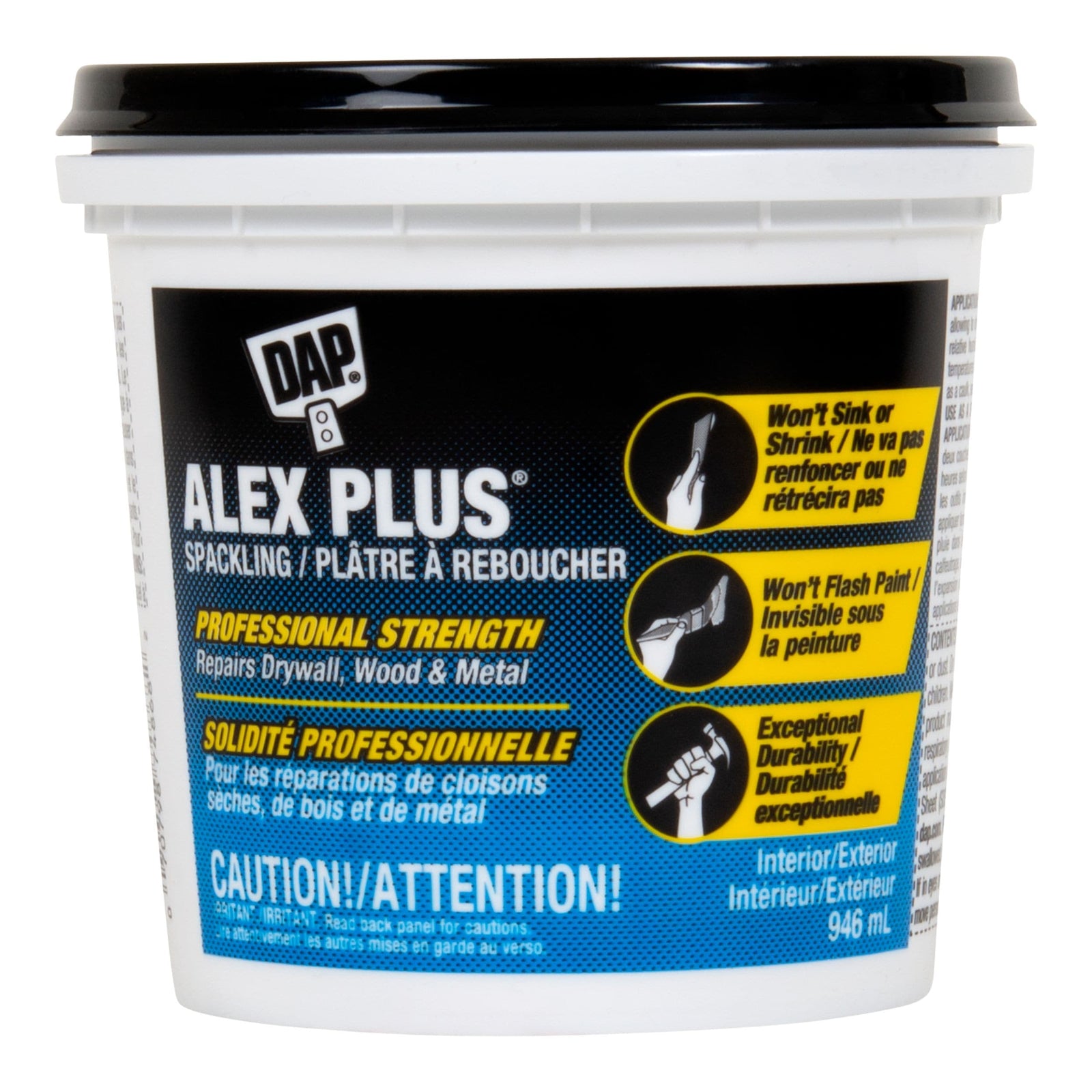 Alex Plus Professional Strength Spackling Tub, 946-ml O8N7 - product image 1