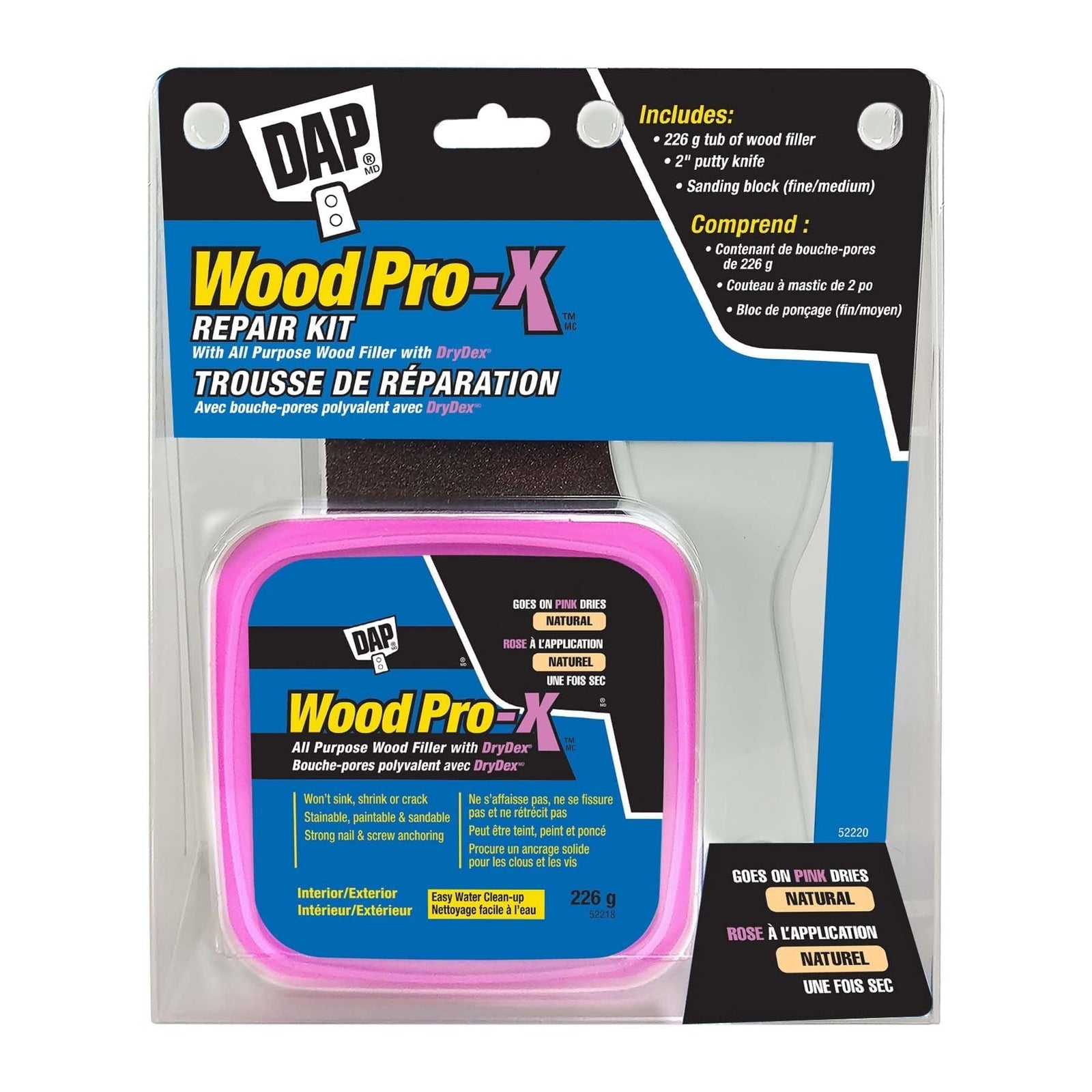 Wood PRo-X All Purpose Wood Filler Kit A2A7 - product image 1