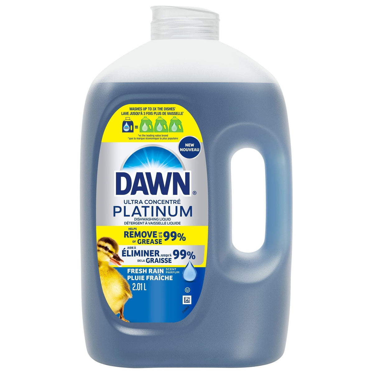 Ultra Platinum Liquid Dish Soap Refill, Refreshing Rain Scent, 2.01-L D4M3 - product image 1