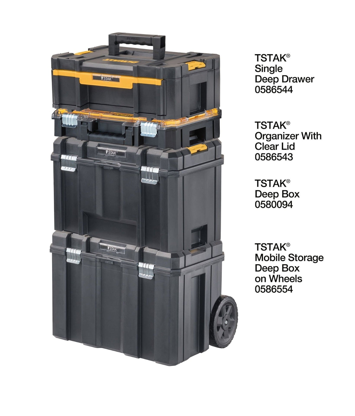 TSTAK Heavy-Duty Single Deep Drawer Unit, Stackable X5C4 - product image 7