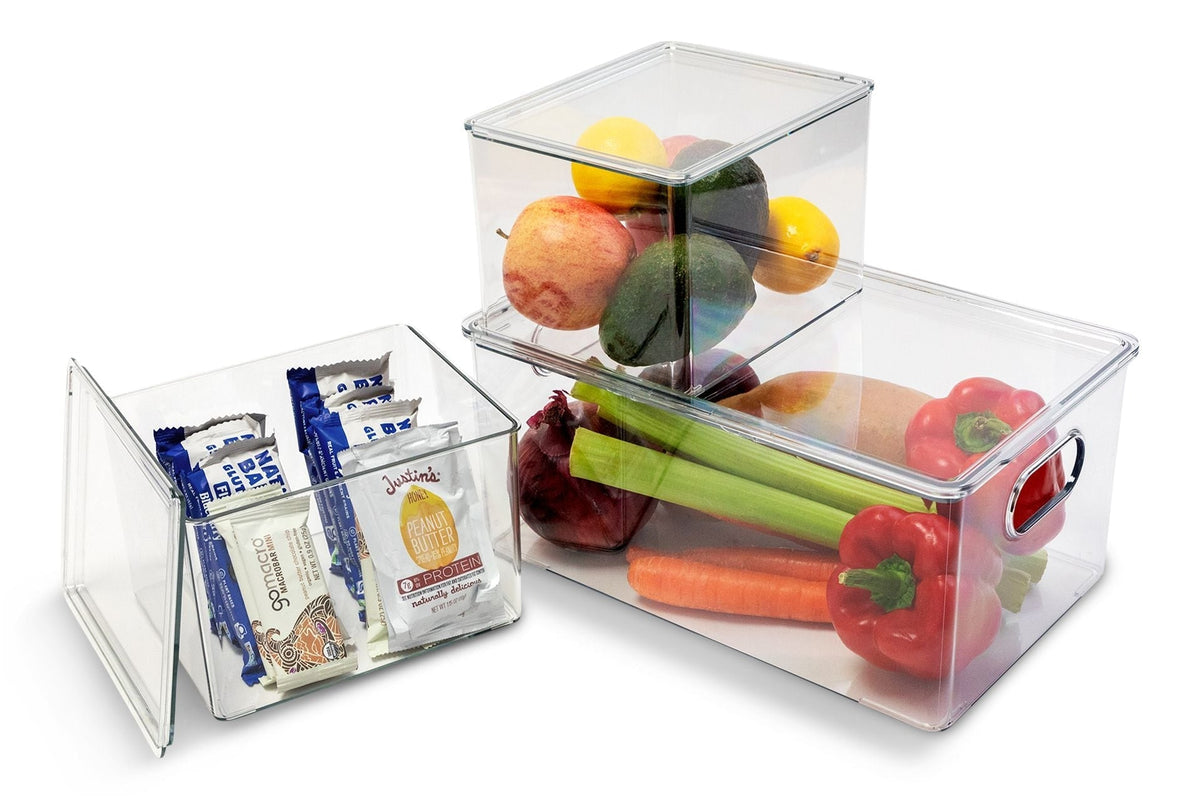Clear Storage Bin Set, 3-pc U6M1 - product image 4
