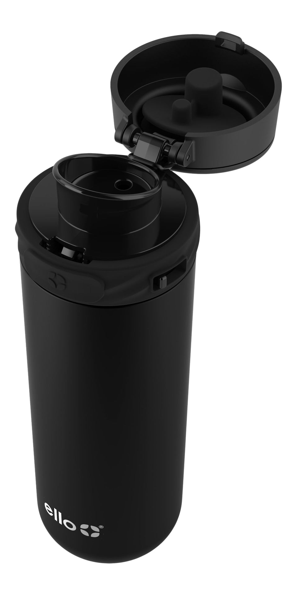 Haven Vacuum Insulated Stainless Steel Travel Mug, 16-oz, Black, with Carry Loop L3Z6 - product image 1