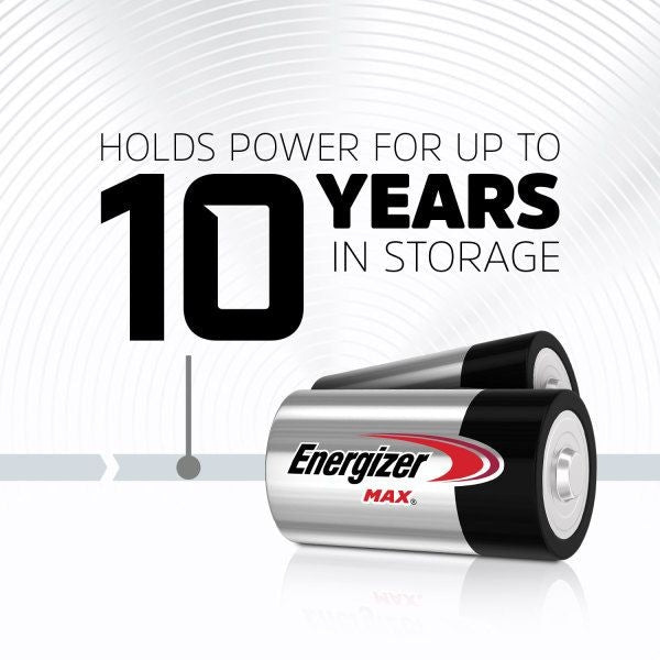 Max 2-pk D Alkaline Batteries, Long Lasting, All Purpose U4J1 - product image 4