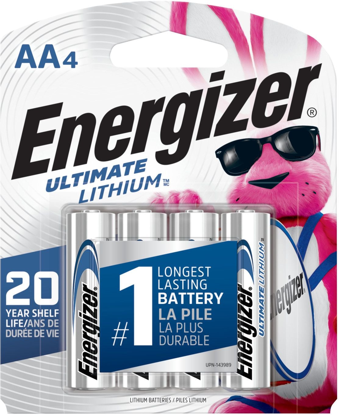 Ultimate Lithium AA Batteries, Long Lasting, All Purpose, 4-pk F2F2 - product image 2