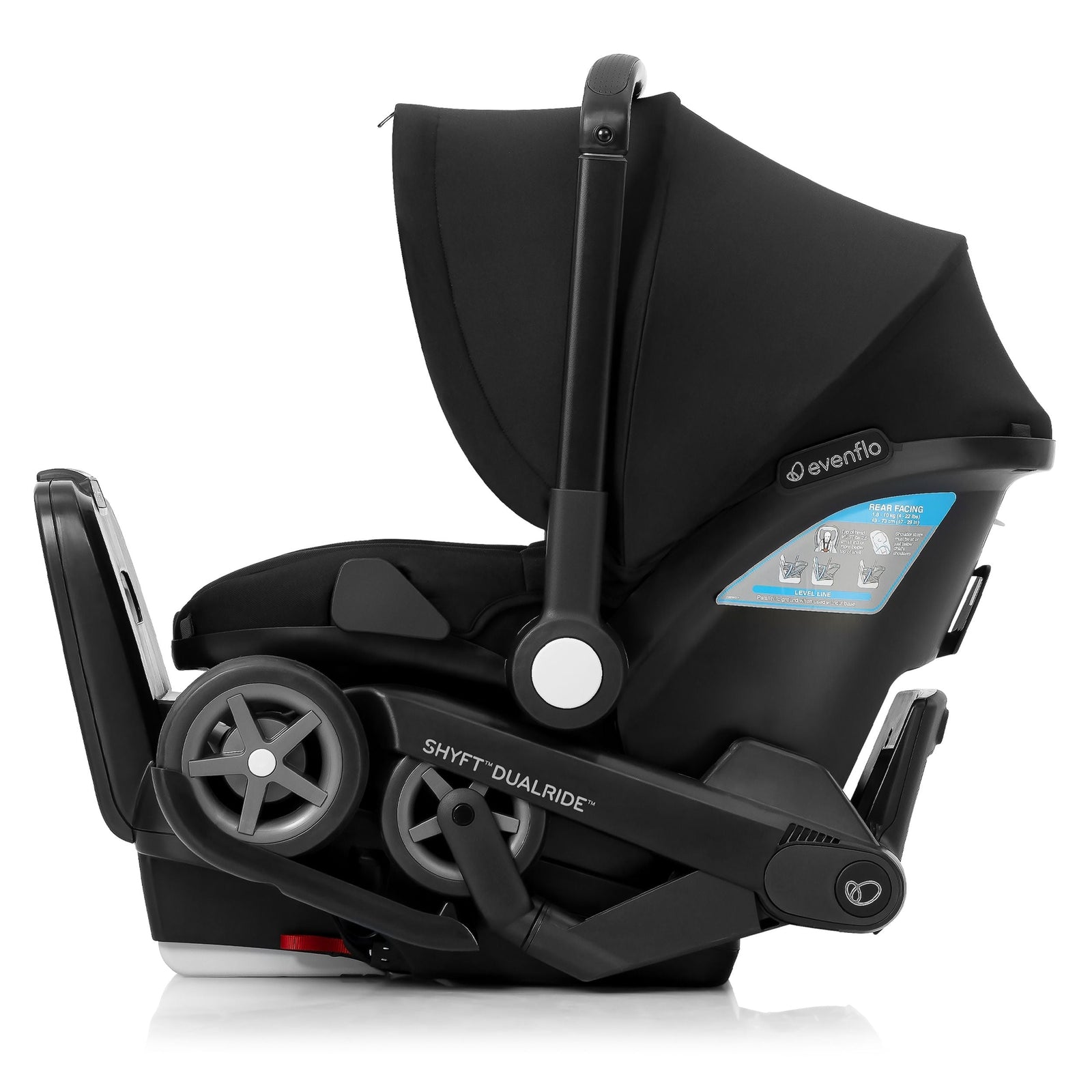 Shyft DualRide Infant Car Seat and Stroller, Black M5X0 - product image 1