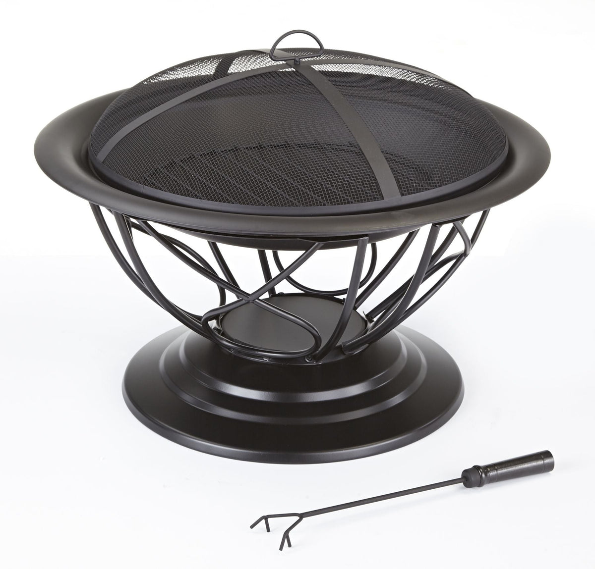Savona Round Wood-Burning Outdoor Fire Bowl/Fire Pit, 29.5 x 20-in U0D7 - product image 4