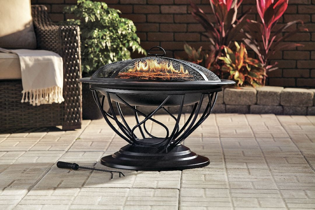 Savona Round Wood-Burning Outdoor Fire Bowl/Fire Pit, 29.5 x 20-in U0D7 - product image 8