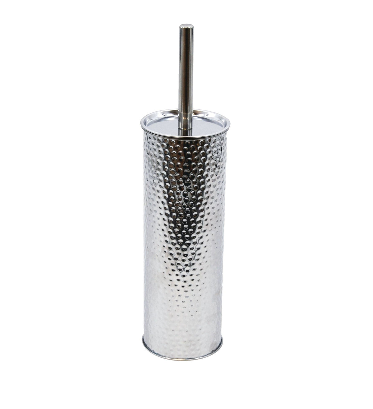Stainless Steel Compact Long Reach Toilet Brush, Hammered Finish N2D2 - product image 1