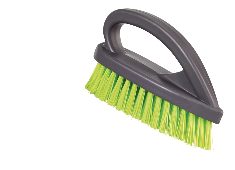 Multi-Purpose Scrub Brush with Angled & Stiff Fibre Bristles G7H9 - product image 1