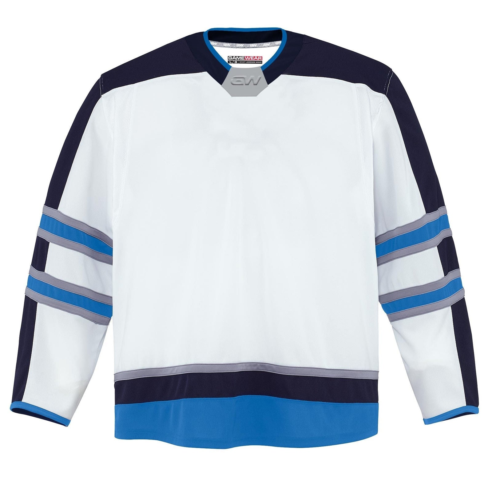 8500 Pro Team Hockey Jersey, Junior, Winnipeg Jets Away Colours, Various Sizes W7W0 - product image 1