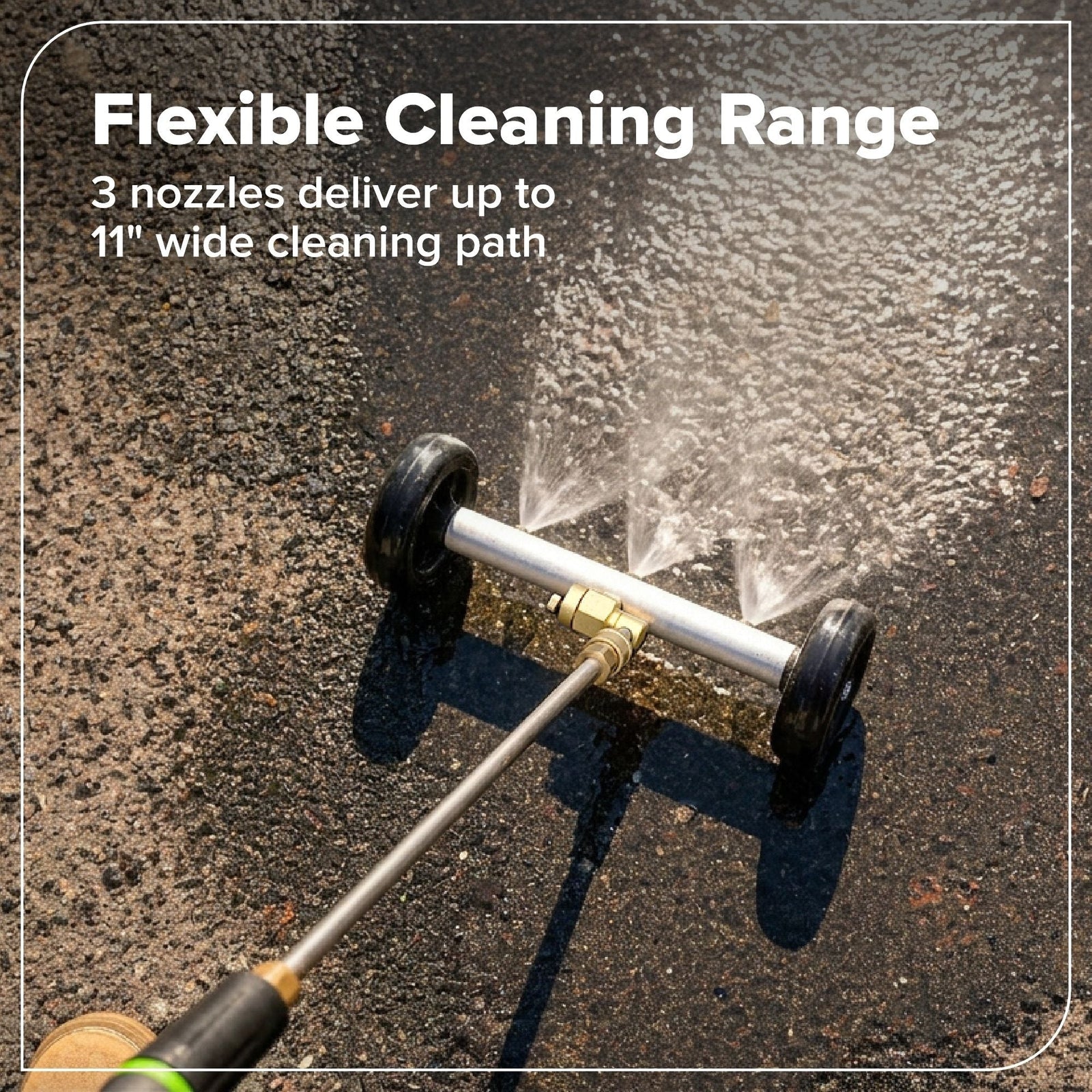 2-in-1 Water Broom & Undercarriage Cleaner, Pressure Washer Attachment Z2K2 - product image 2