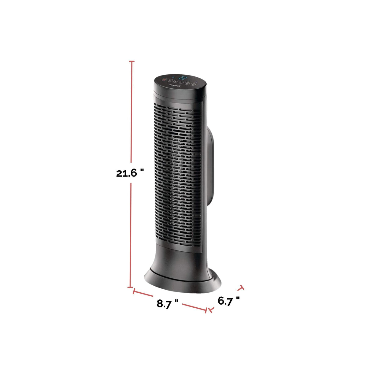 HCE352C Digital Tower Ceramic Space Heater withThermostat, 1500W, Black W9X0 - product image 3