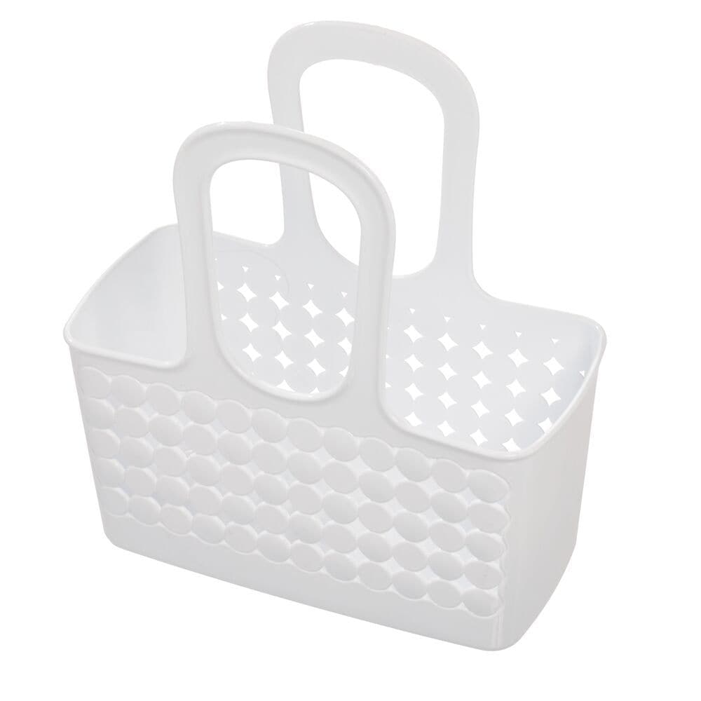 Orbz Small Tote Portable Shower Caddy with Handle, White O3S0 - product image 1