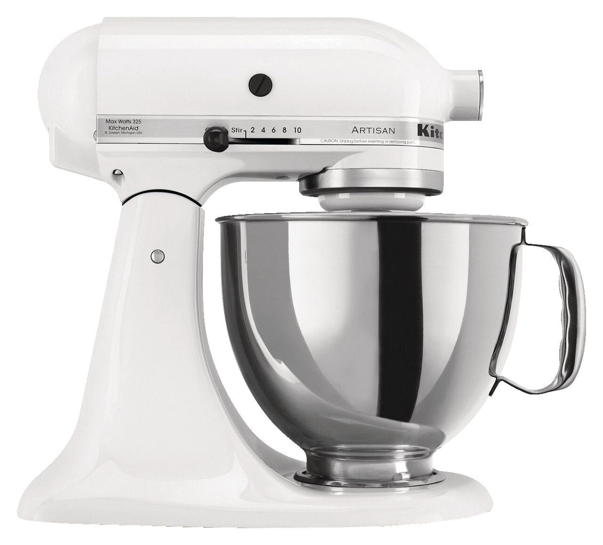 Artisan Series 5-Quart Tilt-Head Stand Mixer, White T4S7 - product image 1
