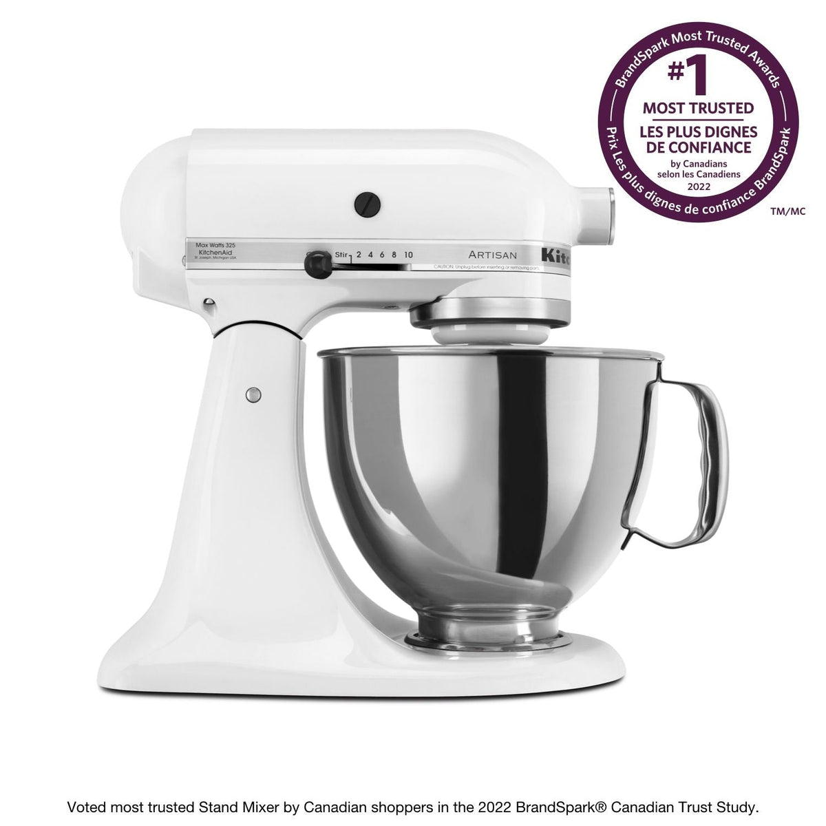 Artisan Series 5-Quart Tilt-Head Stand Mixer, White T4S7 - product image 8
