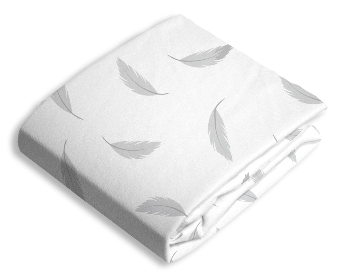 Percale Changing Pad Cover, Feathers U7T6 - product image 1