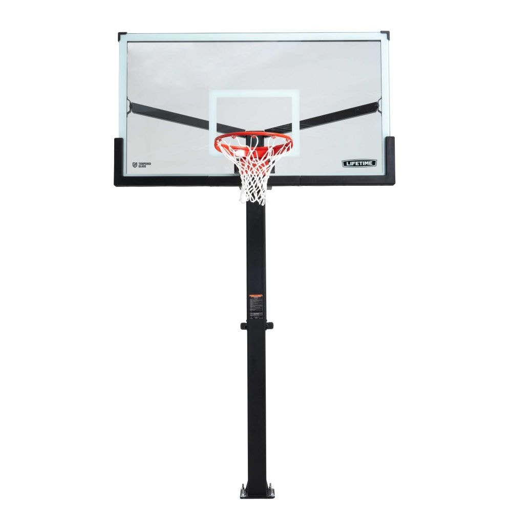 Mommoth Bolt Down Basketball Hoop with 72-in Tempered Glass H5V8 - product image 1