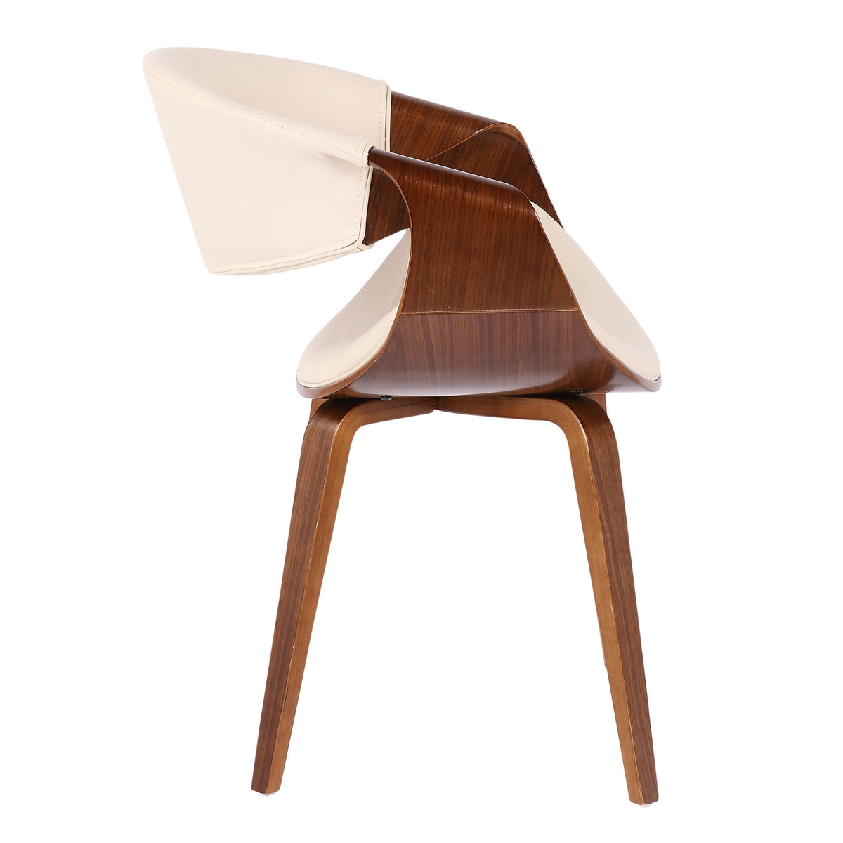 Symphony Faux Leather Dining/ Accent Chair, Cream L0W3 - product image 4