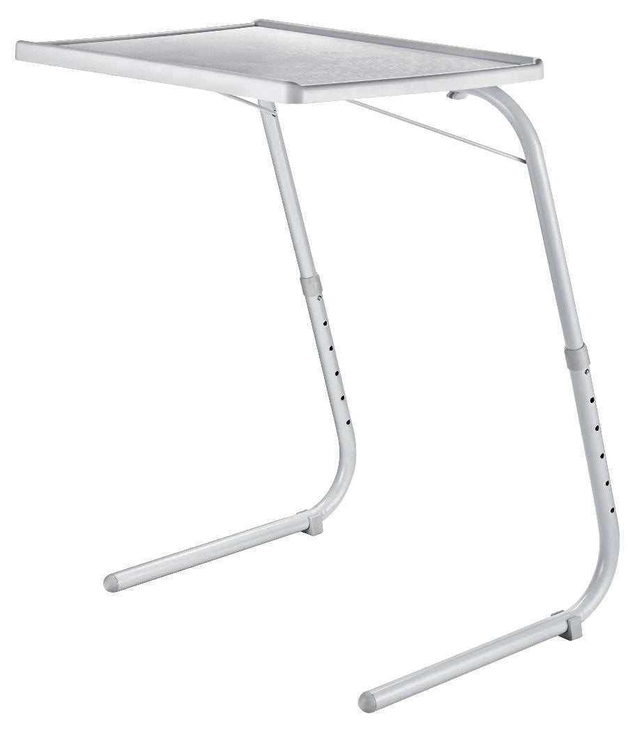 Kleen Tilt-a-Table Portable Height Adjustable TV Tray/Laptop Table, White U9V1 - product image 2